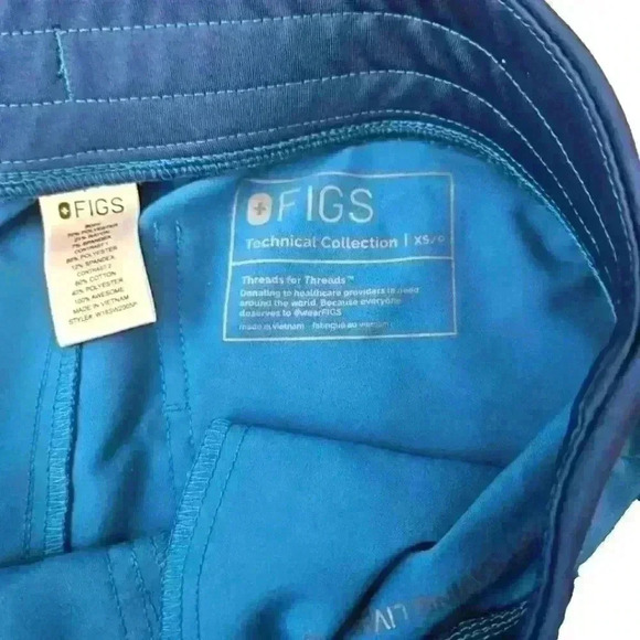 Figs Womens Blue Comfortable & Stylish Medical Zamora Jogger Scrub Pants XSP - Picture 8 of 12